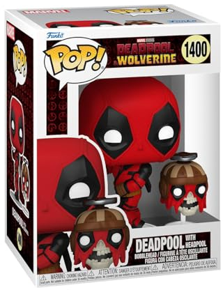 Funko Pop! & Buddy: Deadpool & Wolverine - Deadpool with Headpool - Collectable Vinyl Figure - Gift Idea - Official Merchandise - Toys for Kids & Adults - Model Figure for Collectors and Display
