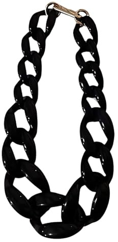 Guangcailun Women S Boho Chunky Acrylic Link Chain Necklace Handmade Fashion Jewelry Fashion Statement Handmade Cuban Chain Collar