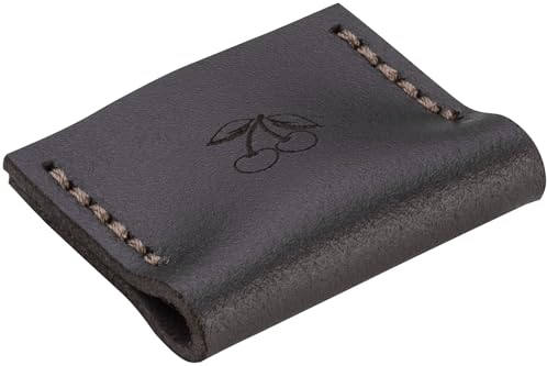 KIRSCHEN Schneidenschutz – Schutz für Stechbeitel mit 30 mm Klingenbreite und Zimmermannsbeitel NERO in 26 mm, Klingenschutz aus Leder, Messerschutz 8505030