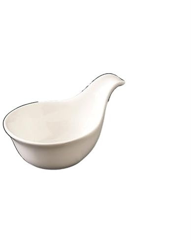 SDA287MZ Sauce Boat White Mini Ceramic Creamer Pitcher Gravy Sauce Boat Porcelain Serving Syrup Pitcher Milk Coffee Cream Pitcher Dispenser Jug Gravy Jug(25ml)