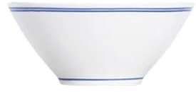 Ciotole Cucina Ciotola For Riso Color Sottosmalto, Ciotola For Noodle In Ceramica, Bordo Blu, Ciotola Rotonda For Ramen Di Manzo, Stoviglie For Zuppa Scodella Colazione