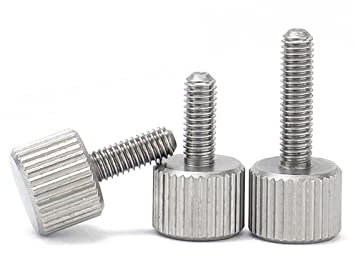 OZDTLP Rändelschrauben aus Edelstahl 304, metrisches Gewinde, Rändelkopf, manuelle Einstellschrauben, Rändelschraube, hohe Stufe, M2, M2.5, M3, M4, M5, M6(25mm (2pcs),M2.5)