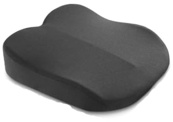 AD-BCrbgen Car Seat Cushion Memory Foam Ergonomic Support Driving Comfort Adult Booster Seat Cushion Elevated Support Lumbar Design Office Chair Car Accessories for Short Adults(Grey)