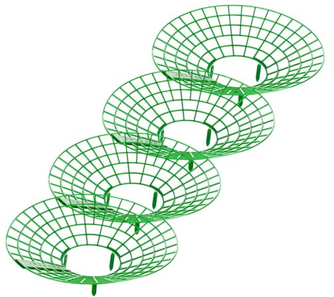 POPETPOP 4 Piezas Soporte para Plantas de Fresa Estructura Hueca y Transpirable Marco para Vertical Mejora Ventilación y Circulación de Aire Reutilizable para Jardines y Balcones