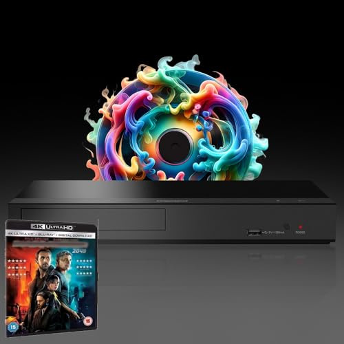 MULTIREGION Blu-ray Player Compatible with Panasonic DP-UB450 MultiRegion Blu-ray Region A, B & C - DVD Regions 1-8 - Bundle Including Bla. Run. 2O49 4K UHD Disc