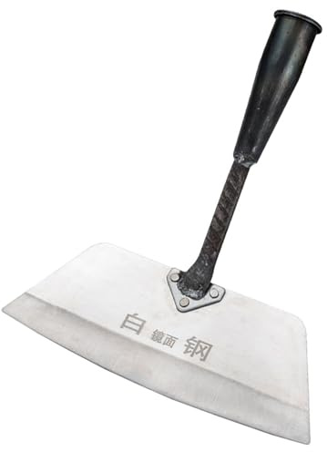 Ciieeo Cazzuola da Giardino in Acciaio Manganese Temprato, Pala da Giardinaggio Manuale Compatta per Terreno Argilloso e Compatto, Attrezzo da Giardino per Scavo e Diserbo Installazione