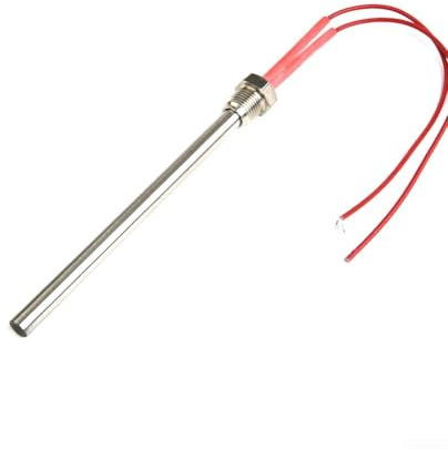 Encendedor de varilla caliente de 220 V para estufa de pellets, tubo de calefacción, cuerpo de acero inoxidable, alto aislamiento y clasificación de seguridad (170 x 10 mm)
