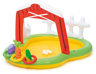 Bestway 53065 Play Center Fattoria con Spruzzo, 175 x 147 x 102 cm