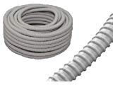 Gaine flexible grise pour câbles extérieurs (Ø 32 mm. - Rt. 30 mt.)