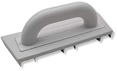 DEWEPRO® Kleiner Putzhobel aus Kunststoff mit 6 Stahlklingen - Ecken-Gipshobel, Kantenhobel für die Eckbearbeitung