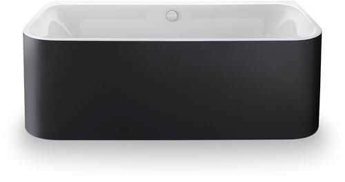 Duravit Happy D.2 Plus Badewanne Innenfarbe Weiß, Aussenfarbe Graphit Supermatt 1800x800mm