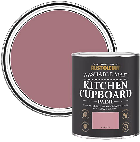 Rust-Oleum abwaschbare Küchenschrankfarbe in rosa mit Matt Finish - Altrosa 750ML