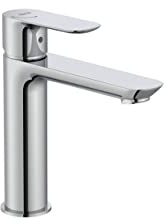 Roca A5A336EC00 Mezclador Lavabo, Cuerpo Liso, Caño Mezzo, Coleccion Cala, Cromo, Cromado