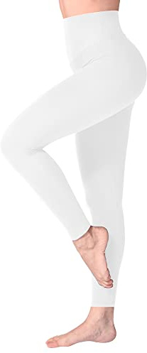 SINOPHANT High Waisted Leggings for Women, Buttery Soft Elastic Opaque Tummy Control Leggings, Plus Size Workout Gym Yoga