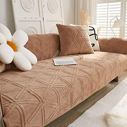 MTHGH Sofaschutz Sofabezug Sofabezug u Form rutschfest Sofaschoner Sofaschutz Katze Wasserdicht Couch Bezug Dekor Perim Sofa Decken Cuddly Sofabezug,#16-90x180cm