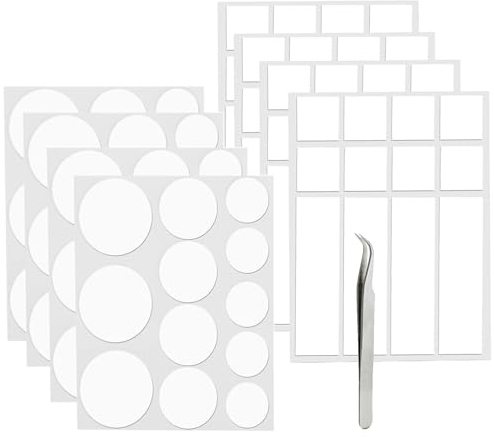 Weishuo 96 Pezzi Mastice Adesivo Trasparente Rimovibile Puntini Biadesivi Adesivo Nastro a Doppio Lato Multiuso Extra Forte Senza Tracce per Pareti Fotografiche, Manifesti, Arte Artigianato