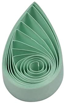 ODETOJOY Quilling-Papierstreifen, 10 mm, Rot, Schwarz, Gelb, Rosa, Grün, Lila, Weiß zum Basteln, Stern, Origami-Papier, Quilling-Zubehör, Streifen, 1 cm, 120 Stück, 54 cm (Aquamarin)