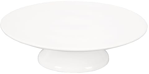 jinsongdafa Porcelain Cake Stand, Round Dessert Stand, Cupcake Stand - Wedding and Birthday Decorating Cake Pedestal Stand - Dessert Display Serving Use at Parties, Restaurants, Birthday 13.8 Inch