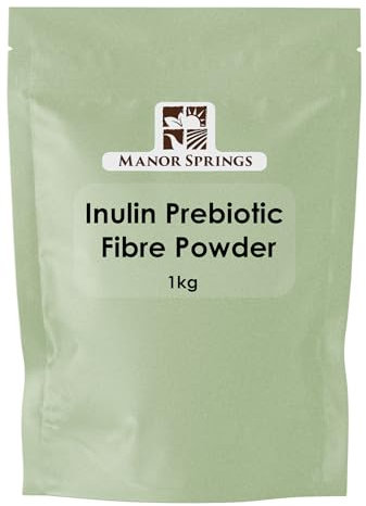Inulin Prebiotic Fibre Powder 1kg by Manor Springs