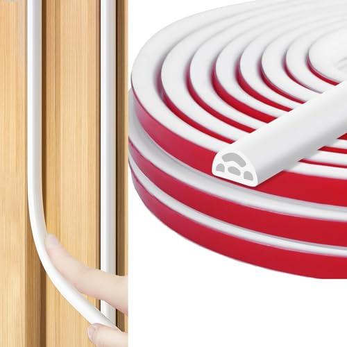 Türdichtung Dichtungsband Selbstklebend, Türdichtungsband, 6M/236 Zoll Selbstkleber vorderen Türrahmendichtungsband, Dichtungsband, Tür- und Fensterdichtungsband isoliert Schalldichtungsdichtungsband