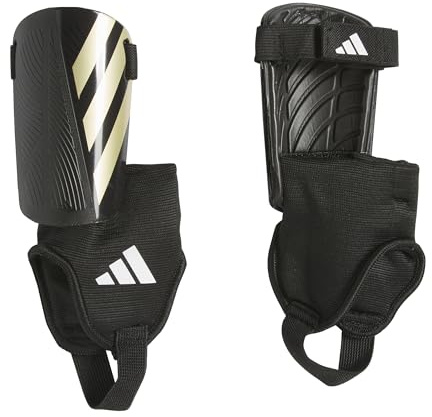 adidas Mixte enfant TIRO SHINGUARD MATCH JUNIOR, Black/Gold Metallic/White, L