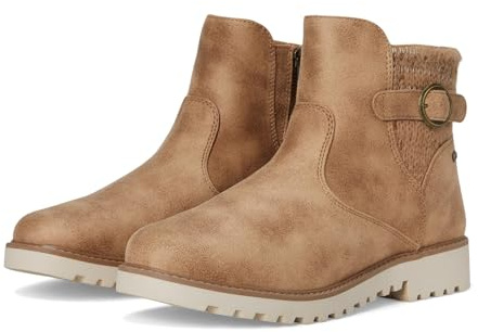 Skechers Women's Arch Fit Marlie-Weekend Chat Ankle Boot, Chocolate, 9.5