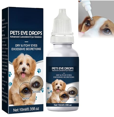 GNAUMORE Gotas Paras los Ojos para Mascotas,Cuidado De Ojos Paras Mascotas,Gotae paria los Ojoes en Gel paria Mascotaes,Gotaes parae los Ojoes para Mascotais,10ml
