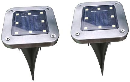 Gadpiparty 2stücke Led Wasserdichte Grablicht Led Beleuchtungswerkzeug Garten Solarlampe Für Outdoor Außenbereich