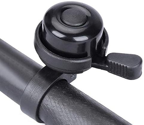Shengxi Campanello per Bicicletta, Mini Campanello per Bici Campanello Bici Compatibile con Manubri di Diametro da 21.5-22.5 mm, Clacson Bici per Bambini Adulti