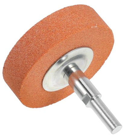 SOLUSTRE Muela Abrasiva para Taladro Eléctrico, Rueda de Lijado Metálica Naranja, Accesorio de Pulido y Esmerilado para Metales, Joyas y Artesanías, Disco de Amolado Estilo Aleatorio