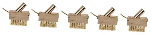 TOYANDONA 5 Pièces Brosse de Nettoyage des Mauvaises pour Fissures Outil de Jardinage pour Éliminer Mousse et Lichens des Joints de Allées et