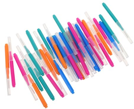 Veemoon 40piezas Cepillo Interdental para Palillos para Hilo Dental de Cepillos Interdentales para Limpieza Bucal Casa