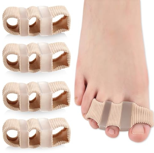 Separatore Dita Piede, Protettore Alluce Valgo, Alluce Valgo Per Dita Sovrapposte Con 3 Occhielli, Sollievo Dei Piedi Sovrapposte, Per Uomini E Donne