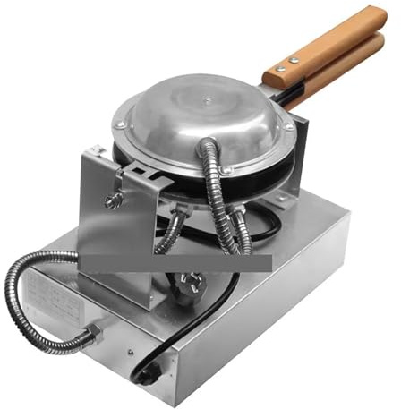 Máquina Eléctrica Comercial For Hacer Wafles Con Forma De Huevo Y Burbujas, For Pasteles Hojaldre, For Waffles, Horno For FáCil De Limpiar