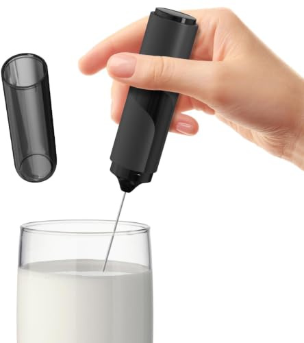 Elektrisk Mjölkskummare Portabel multifunktionell skumvisp | Skyddshölje för Kaffemixerstav för , resor, och café, camping, proteinshake, varm choklad, oolongte och latte art