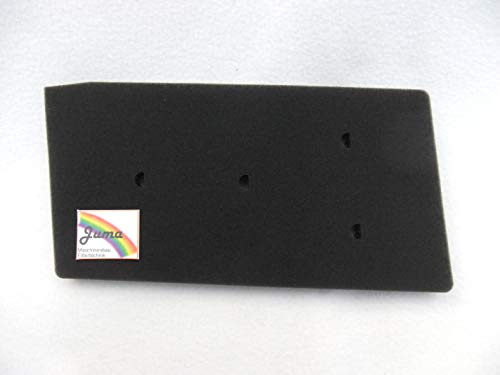 HX Filter Schwammfilter Sockelfilter 481010716911 für Trockner Wäschetrockner Wärmepumpentrockner Wärmetauschfilter Bauknecht Privileg Whirlpool Fein/Grob 8015250474909 (1 Stück) Schaumstoff