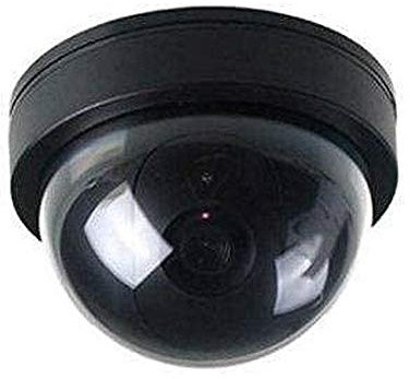 Rainberg Dummy Dome CCTV Security Camera with Flashing LED Indoor Outdoor Fake Fixure for Home, Office and Business use| Protection and Security Enhancer