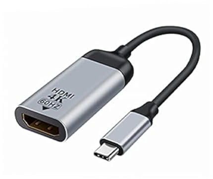 NFHK USB-C Type C to HDMI Cable HDTV Adapter 4K 60hz 1080p for Tablet & Phone & Laptop