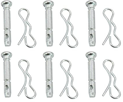 SECURA 6x Scherbolzen 6mm kompatibel mit Holzinger MTD Stiga Yard-Man White Schneefräse