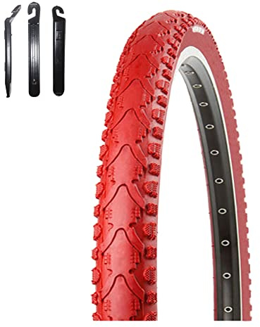 1 x Kenda K-935 Fahrradreifen Fahrradmantel Rot 40-622 (28 x 1,5) inkl. Reifenheber