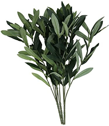 ORFOFE Rameau Olive Artificielle 45x40cm - Feuilles D'olivier Décoratives pour Arrangements Floraux Décoration Intérieure Et Extérieure Pas D'arrosage Nécessaire