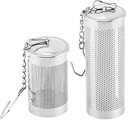 Luxshiny 2stücke Edelstahl Tee-filter Tragbare Teesieb Für Losen Tee Teezubehör Aus Stahl Feinmaschig Für Teeinfuser