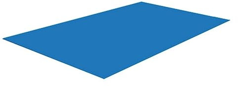 Telo protettivo per piscina, quadrato, per piscine fuori terra, protezione contro forature (M)