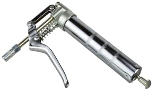 Set Handfettpresse Einhand Fettpresse Fettspritze Schmierpresse Hebel Schmiernippel