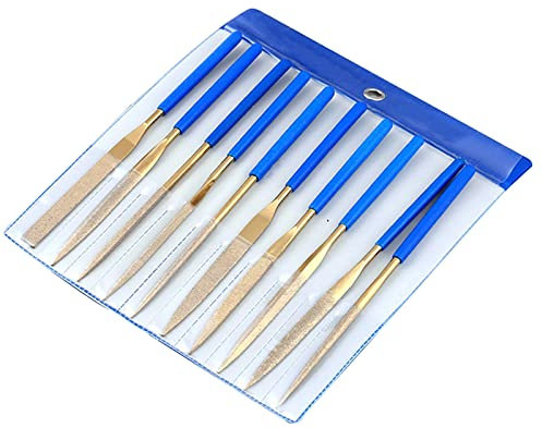 Juegos de herramientas manuales, Mini juego de limas de diamante, 10 Uds. Mini limas de modelado, juego de limas de Metal for Metal, plástico, vidrio, joyería de madera