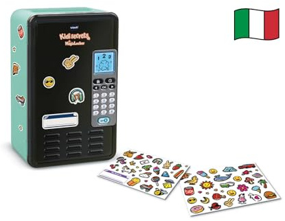 VTech KidiSecrets Magic Locker, Cassaforte Interattiva con Codice Segreto, Inclusi 3 Giochi Educativi, Sticker per Personalizzare il Locker, Lingua Italiana, Batterie Incluse, 6-12 Anni