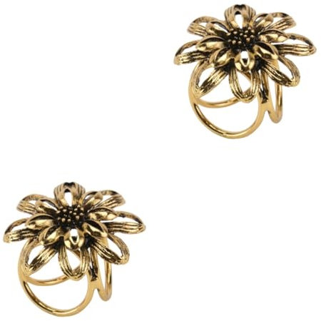 WRITWAA 2stücke Schalschnalle Aus Verstellbar Langlebig Modernes Design Für Hochzeiten Bälle Und Partys Elegante Blumenform Für Schals Und Tücher