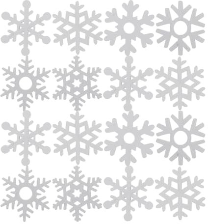 CLISPEED 100 Stück Schneeflocken Weihnachten Deko, Weihnachtsbaumschmuck Anhänger, Klein Streudeko Weihnachten Winterdeko, Holz Schneeflocken Anhänger für Hochzeit, Geburtstag, Neujahr