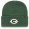 '47 NFL Green Bay Packers Unisex Cuff Knit, Beanie, Team Logo, Farbe Dunkelgrün