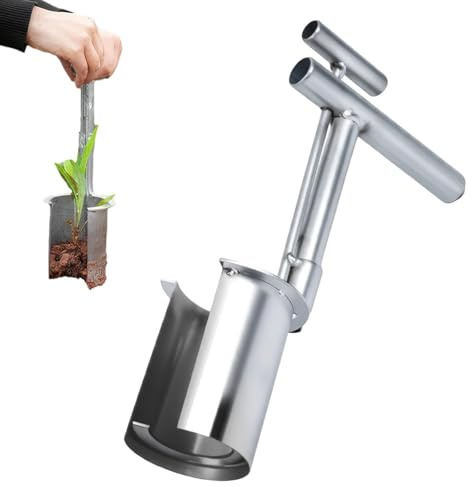 Strumento per piantare bulbi 2025 nuove piante e alberi da frutto in acciaio inossidabile per trapiantare piantine di tulipani narcisi dalie aglio bulbi primavera autunno strumento di pianificazione a